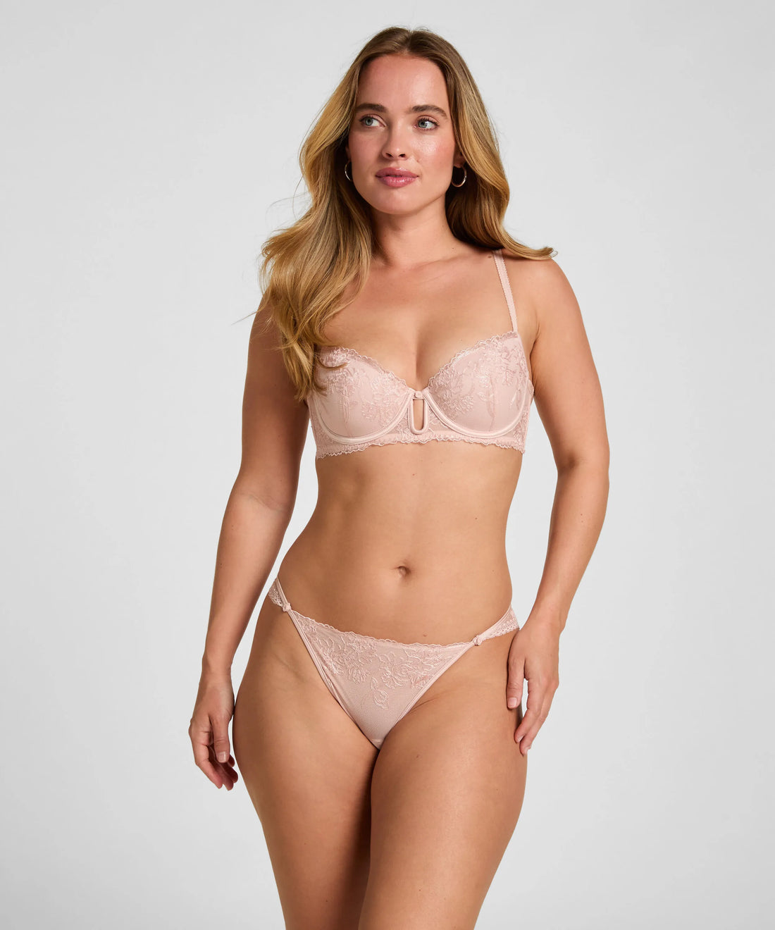 Hunkemoller Peach Whip Women Brazilian Nola SKU: 305709_Peach Whip Image 01