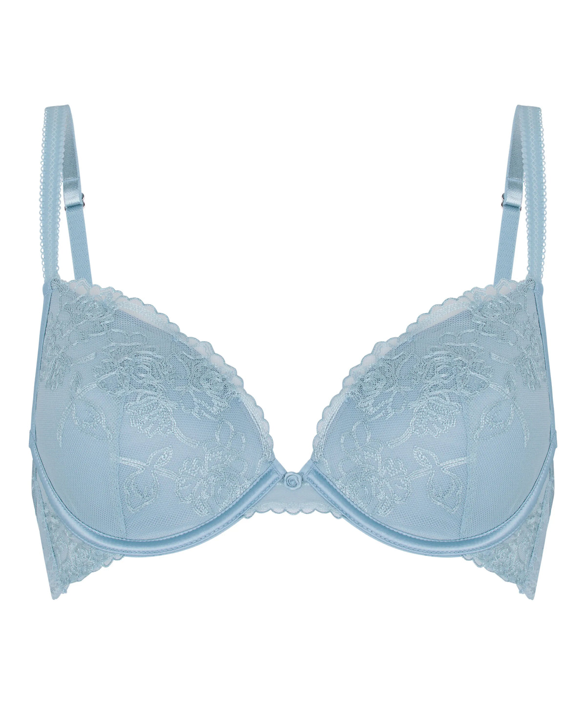 Hunkemoller Ashley Blue Women Padded Underwired Bra Nola in Different Cup Sizes SKU: 305727_Ashley Blue Image 05