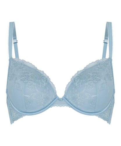 Hunkemoller Ashley Blue Women Padded Underwired Bra Nola in Different Cup Sizes SKU: 305727_Ashley Blue Image 05