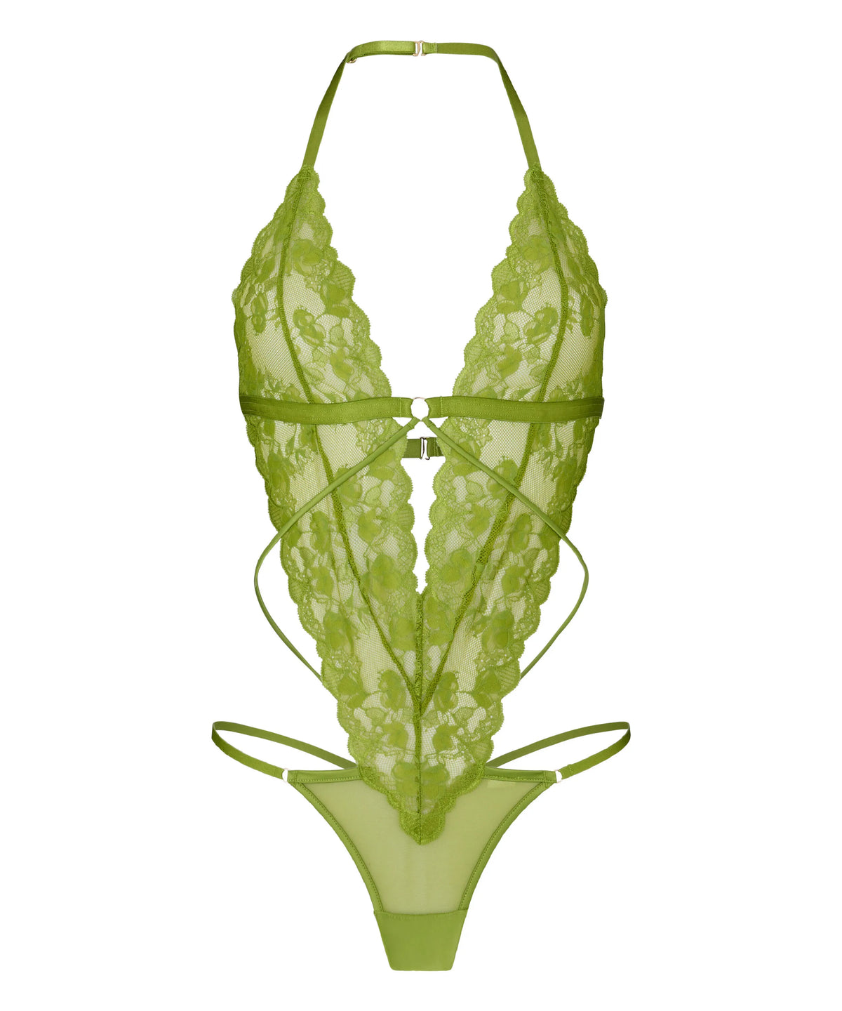 Hunkemoller Lima Bean Green Women Body Zara SKU: 305736_Lima Bean Green Image 04