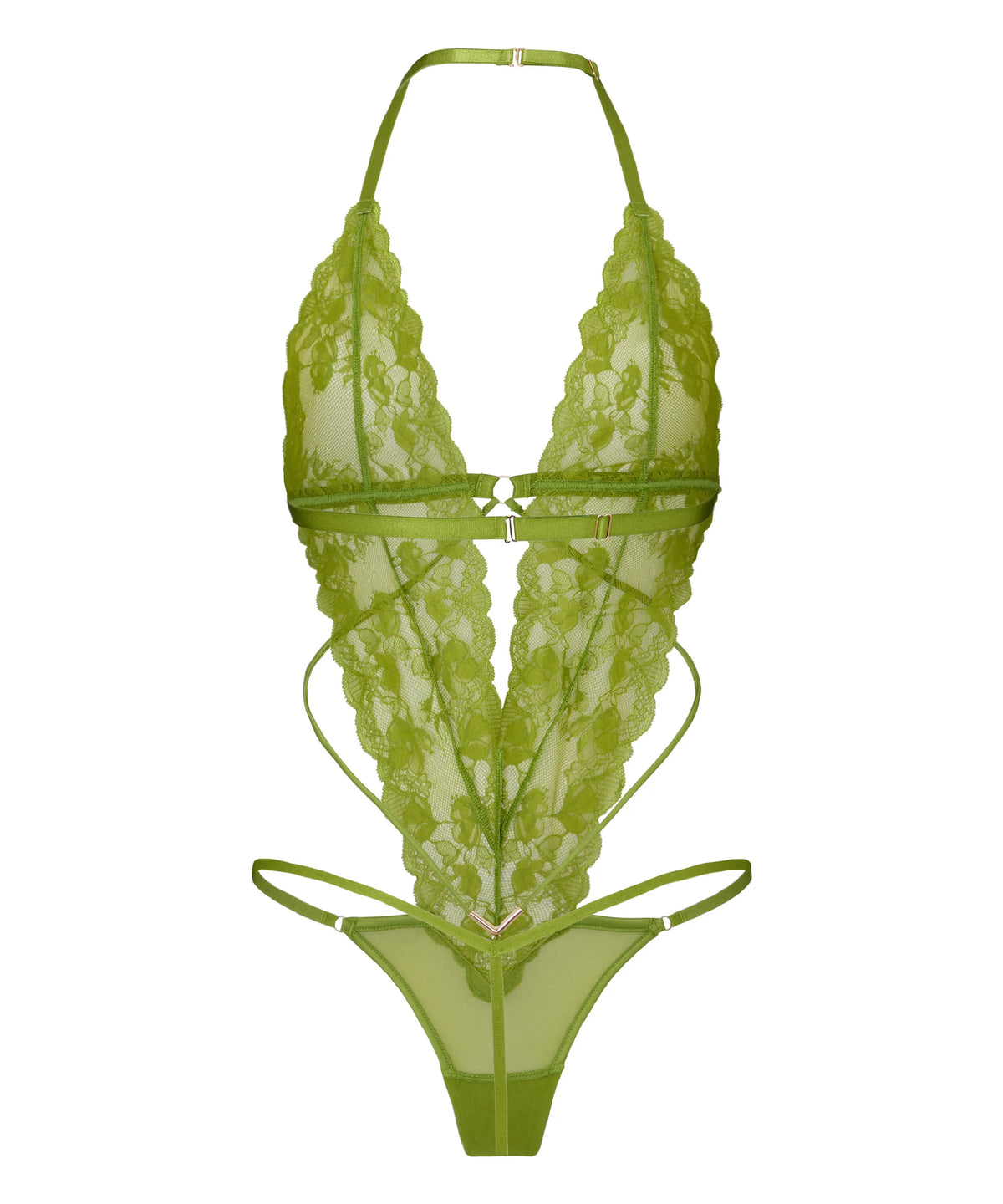 Hunkemoller Lima Bean Green Women Body Zara SKU: 305736_Lima Bean Green Image 05