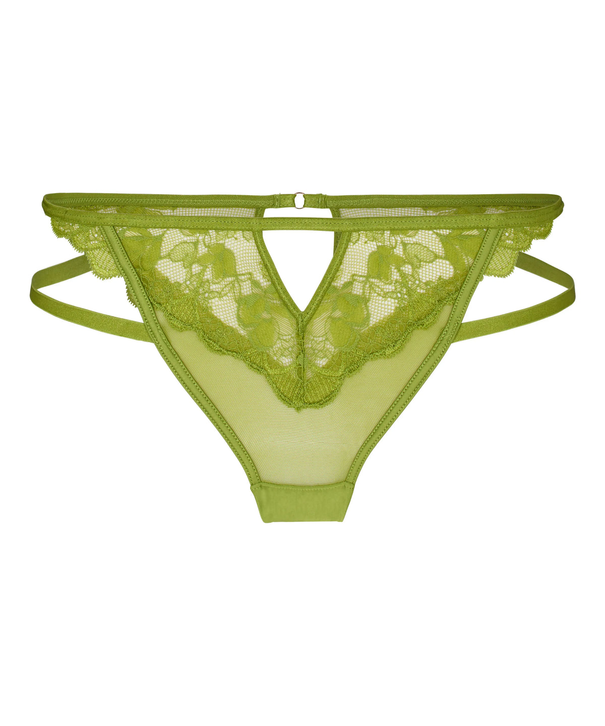 Hunkemoller Lima Bean Green Women Open Bum Brazilian Zara SKU: 305737_Lima Bean Green Image 04