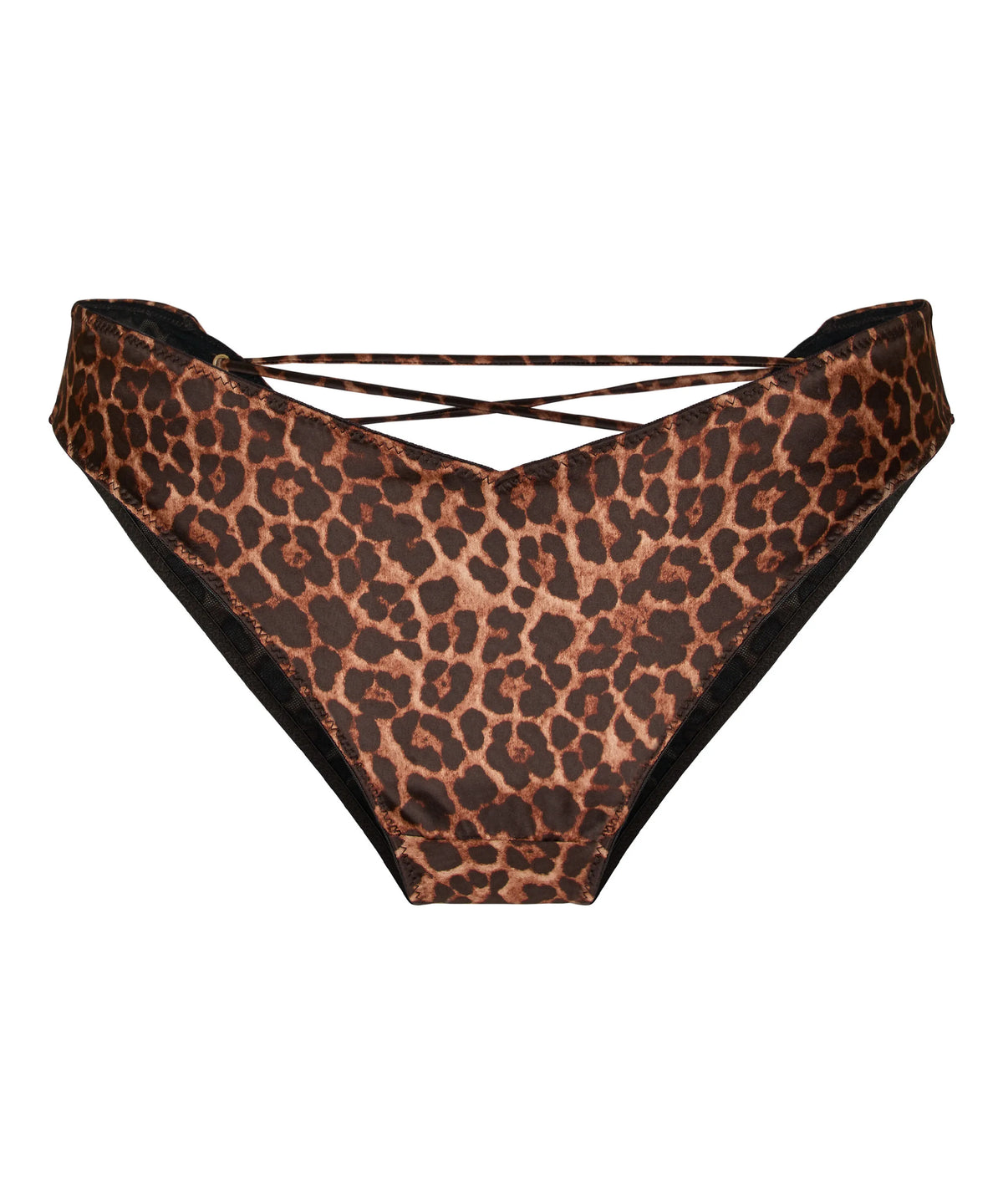 Hunkemoller Chocolate Torte Women Highleg Brazilian Quinn SKU: 305783_Chocolate Torte Image 04