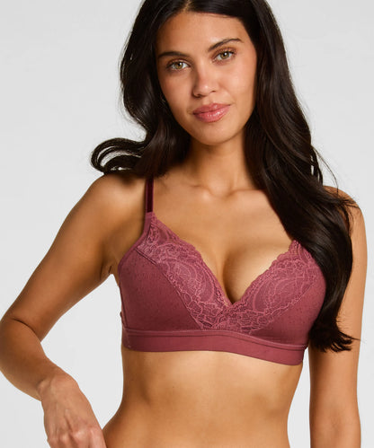 Hunkemoller Renaissance Rose Women Sophie Padded Non-Underwired Bra in Different Cup Sizes SKU: 305793_Renaissance Rose Image 01