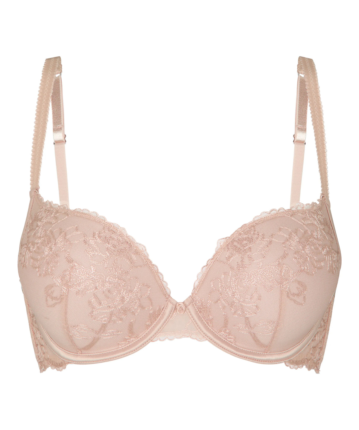 Hunkemoller Peach Whip Women Maximizer Bra Nola in Different Cup Sizes SKU: 305845_Peach Whip Image 05