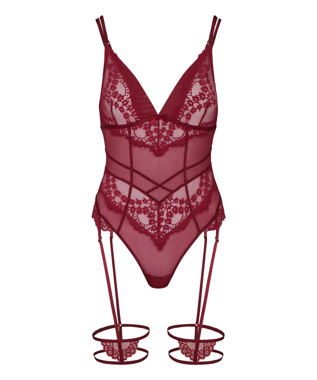 Hunkemoller Tibetan Red Women Krystle Body SKU: 305858_Tibetan Red Image 04