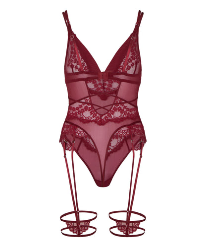 Hunkemoller Tibetan Red Women Krystle Body SKU: 305858_Tibetan Red Image 05