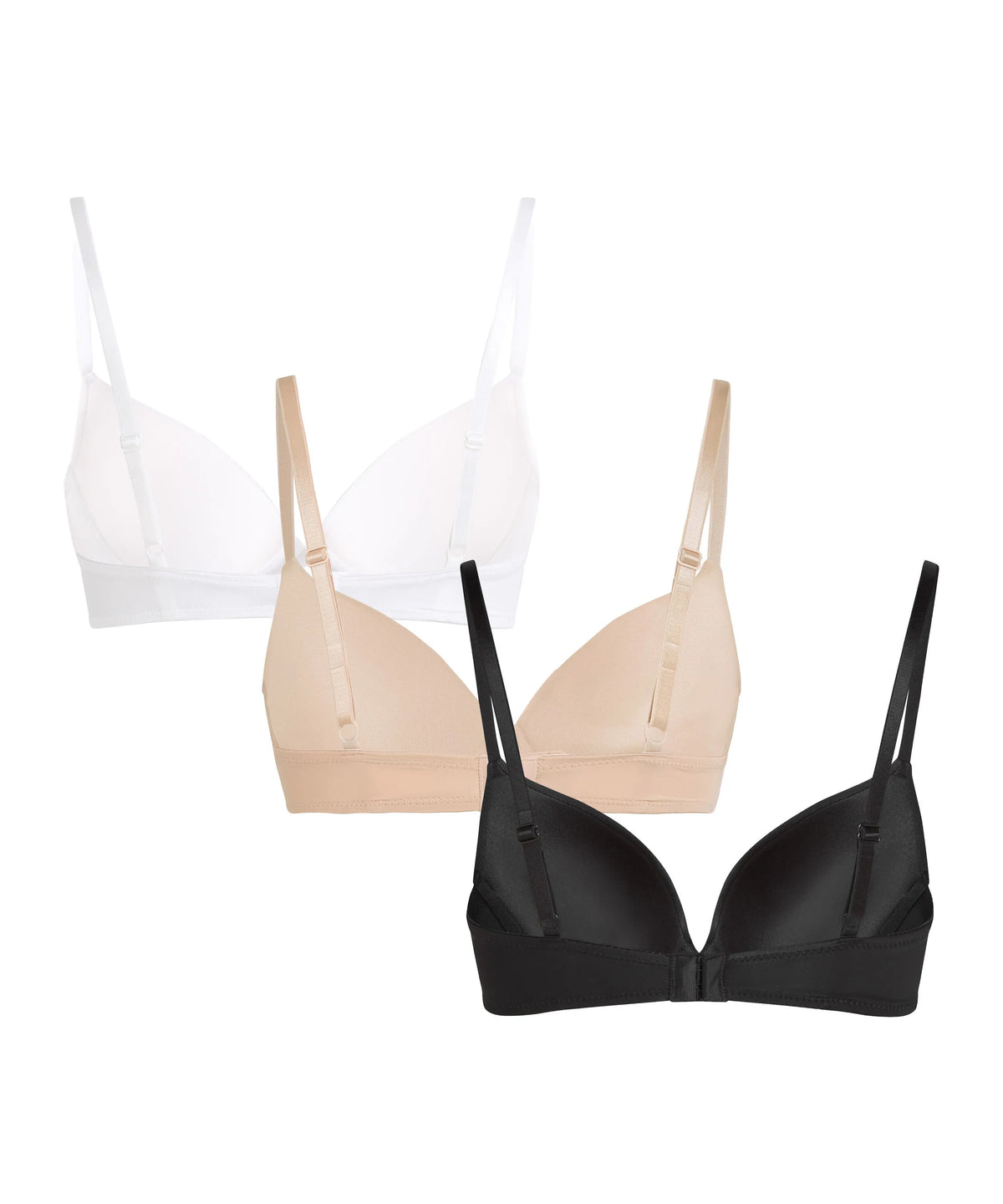 Hunkemoller Rugby Tan Women 3-Pack Bra Pick &amp; Mix - Orange in Different Cup Sizes SKU: 305859_Rugby Tan Image 06