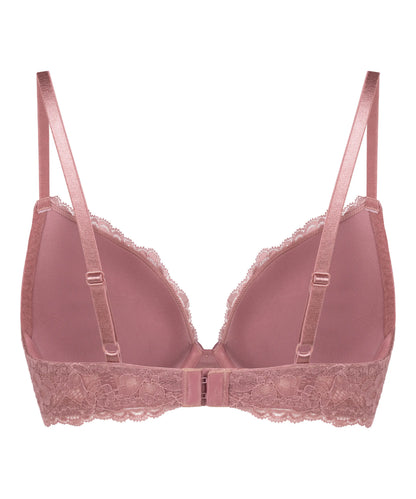 Hunkemoller Renaissance Rose Women Marine Padded Push-Up Underwired Bra in Different Cup Sizes SKU: 305868_Renaissance Rose Image 06