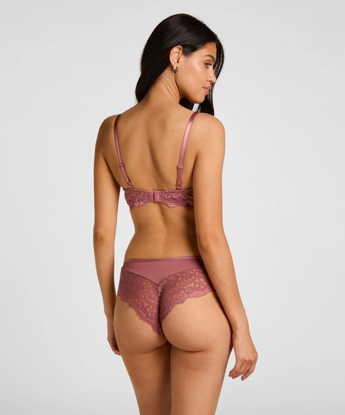 Hunkemoller Renaissance Rose Women Marine Brazilian SKU: 305871_Renaissance Rose Image 03