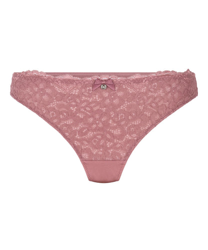 Hunkemoller Renaissance Rose Women Marine Thong SKU: 305872_Renaissance Rose Image 04