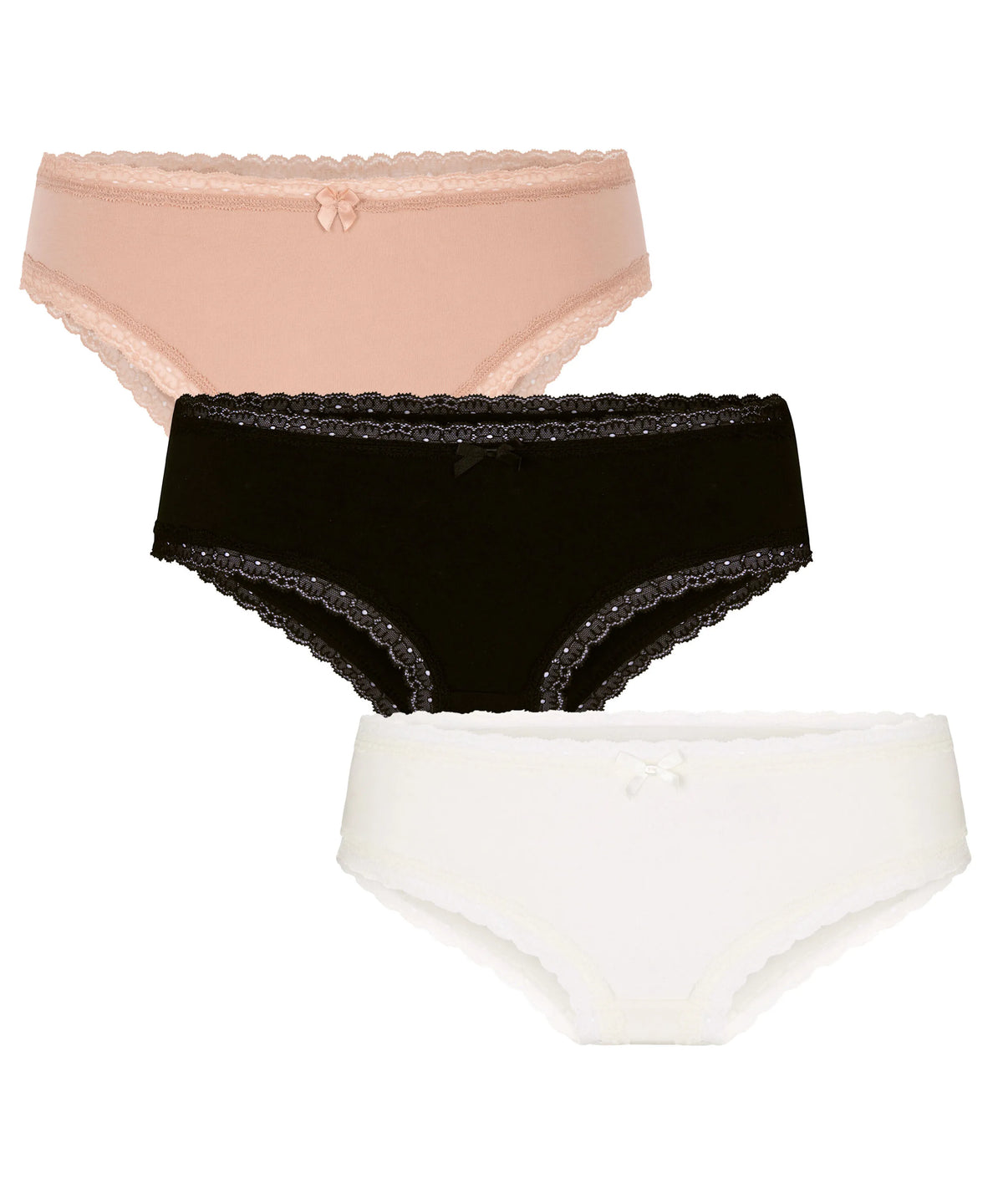 Hunkemoller Rugby Tan Women 3-Pack Slip Georgia SKU: 305875_Rugby Tan Image 04