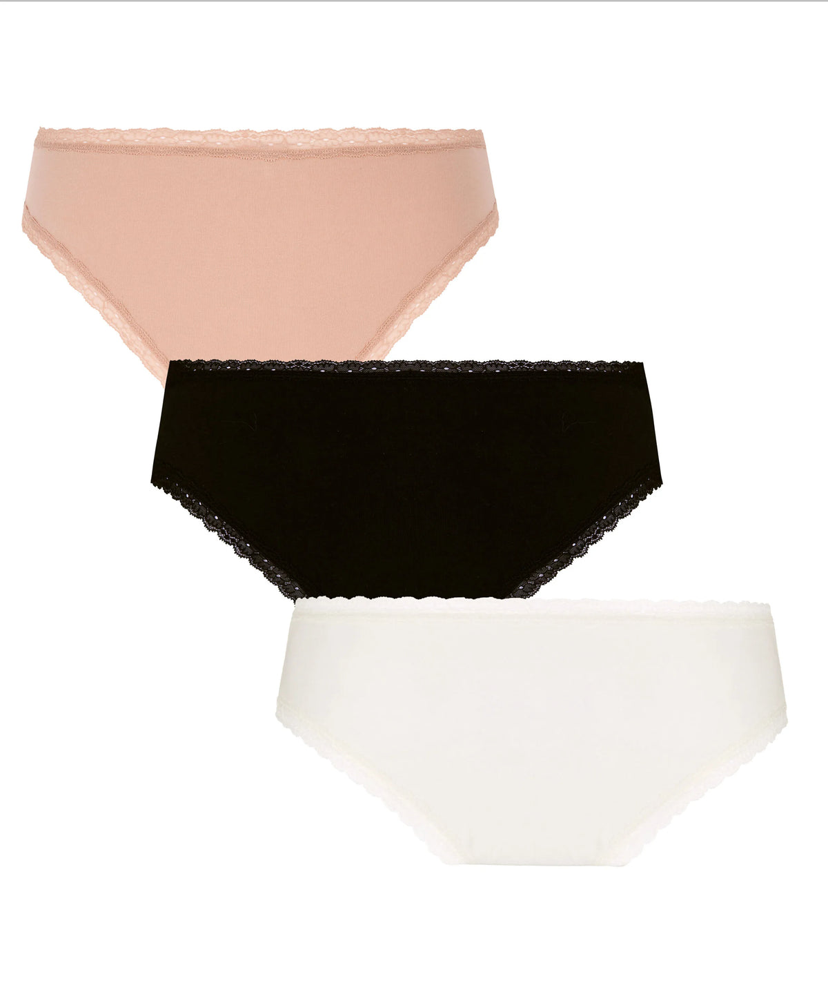 Hunkemoller Rugby Tan Women 3-Pack Slip Georgia SKU: 305875_Rugby Tan Image 05