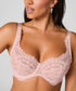 Hunkemoller Pale Mauve Women Daisy Non-Padded Underwired Bra in Different Cup Sizes SKU: 305886_Pale Mauve Image 02