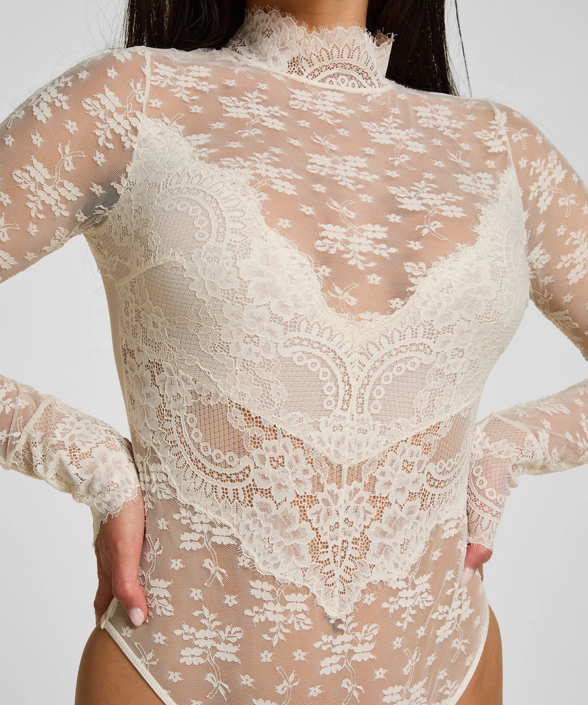 Hunkemoller Birch Women Jude Body SKU: 305907_Birch Image 02