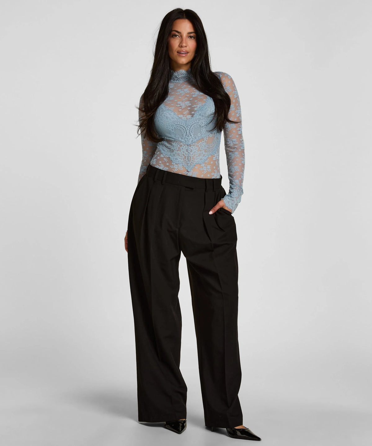 Hunkemoller Ashley Blue Women Jude Body SKU: 305908_Ashley Blue Image 06
