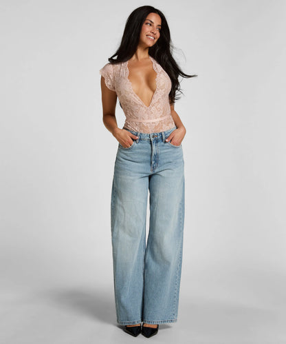 Hunkemoller Peach Whip Women Body Viktoria SKU: 305919_Peach Whip Image 06
