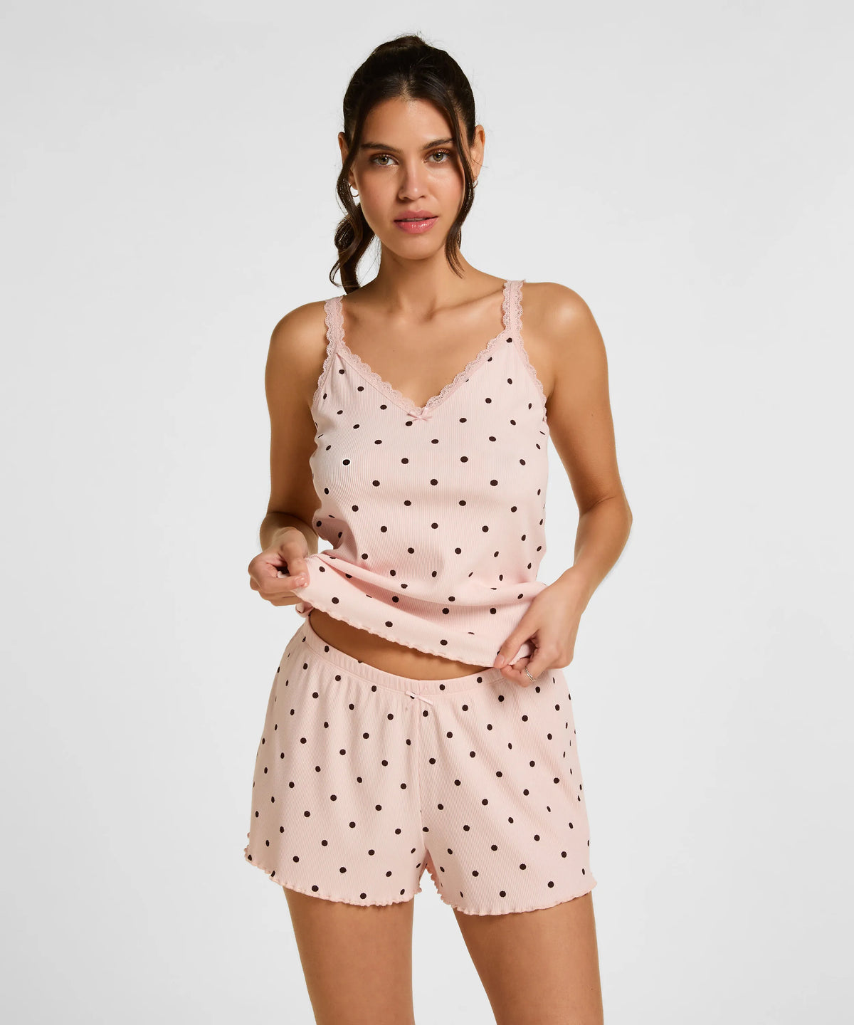 Hunkemoller Lotus Women Pyjama Short SKU: 306097_Lotus Image 01
