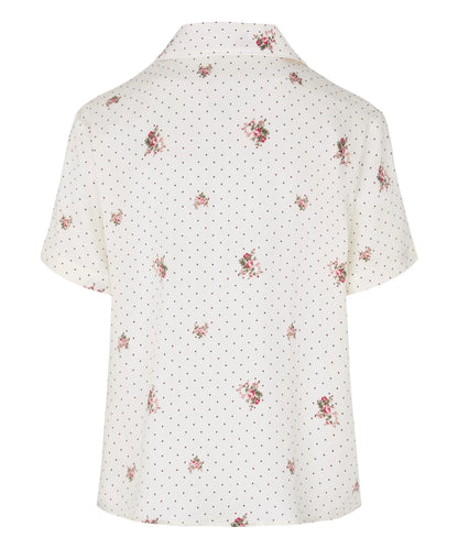 Hunkemoller Gardenia Women Pyjama Jacket Satin SKU: 306098_Gardenia Image 06