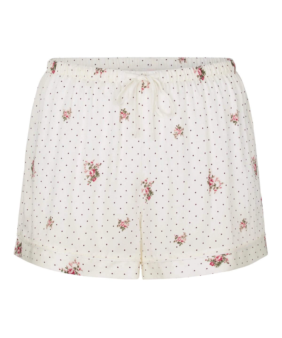 Hunkemoller Gardenia Women Pyjama Short Satin SKU: 306099_Gardenia Image 04