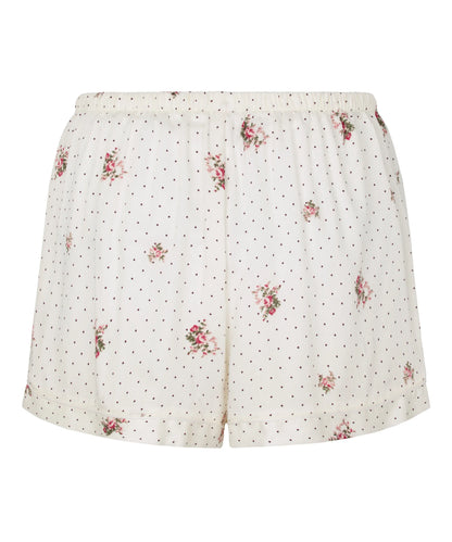 Hunkemoller Gardenia Women Pyjama Short Satin SKU: 306099_Gardenia Image 05