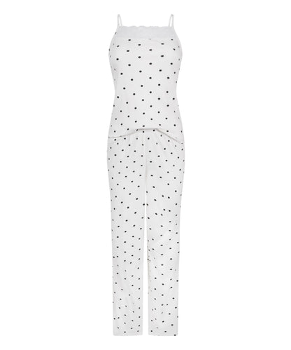 Hunkemoller Pristine Women Pyjama Set Dots SKU: 306102_Pristine Image 04