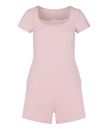 Hunkemoller Lotus Women Pyjama Set SKU: 306104_Lotus Image 04