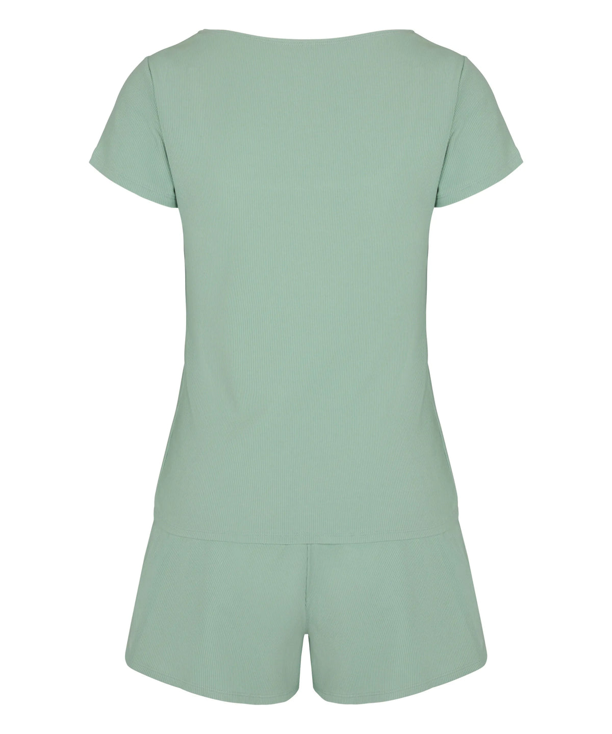Hunkemoller Frosty Green Women Pyjama Set SKU: 306105_Frosty Green Image 05