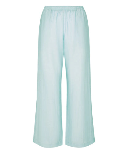 Hunkemoller Hkm Blue Women Pyjama Pant Crinkled SKU: 306121_Hkm Blue Image 04