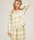 Hunkemoller Pale Aqua Women Jacket Longsleeve Woven SKU: 306123_Pale Aqua Image 01