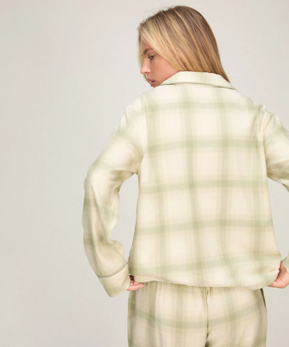 Hunkemoller Pale Aqua Women Jacket Longsleeve Woven SKU: 306123_Pale Aqua Image 04