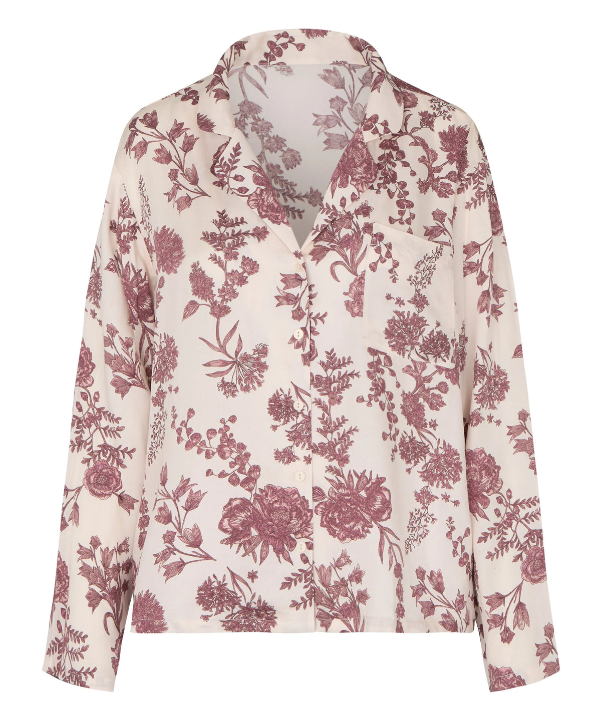 Hunkemoller Sheer Bliss Women Jacket Woven Print SKU: 306128_Sheer Bliss Image 05
