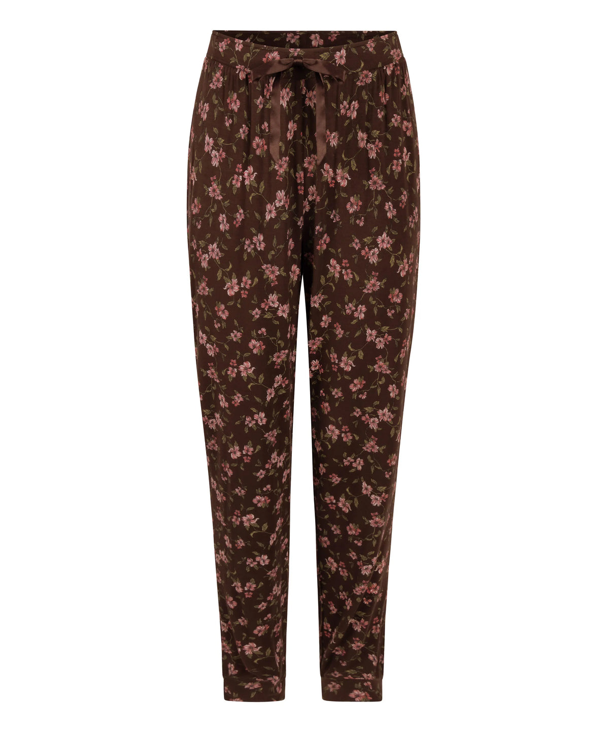Hunkemoller Black Coffee Women Jersey Pyjama Pants SKU: 306144_Black Coffee Image 04