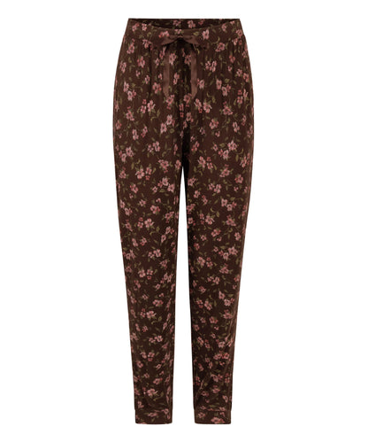 Hunkemoller Black Coffee Women Jersey Pyjama Pants SKU: 306144_Black Coffee Image 04