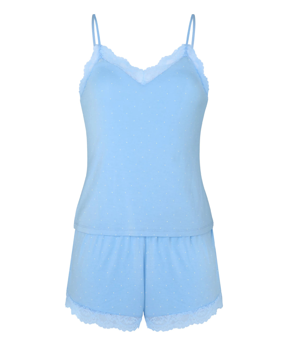Hunkemoller Bel Air Blue Women Pyjama Set Nana SKU: 306148_Bel Air Blue Image 04