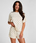 Hunkemoller Pristine Women Pyjama Set Loose SKU: 306149_Pristine Image 01