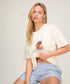 Hunkemoller Gardenia Women Pyjama Set with Short And T-Shirt SKU: 306153_Gardenia Image 01