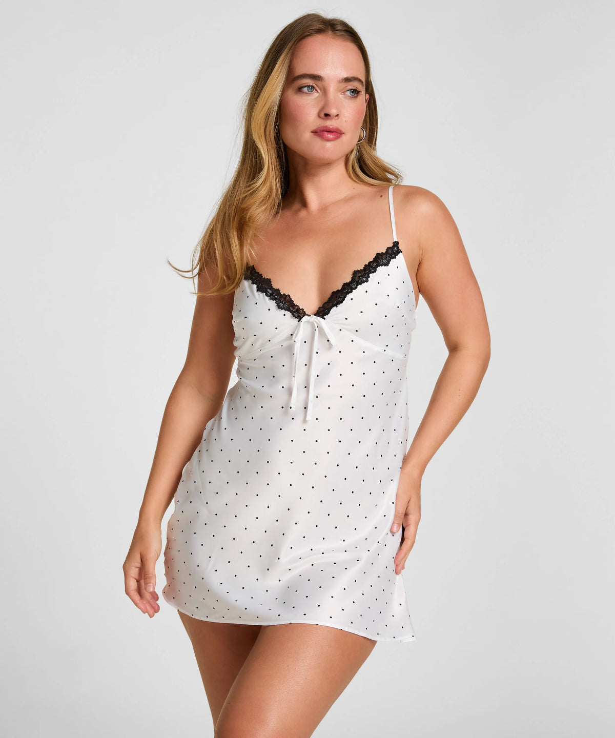 Hunkemoller Gardenia Women Slipdress Dolly SKU: 306156_Gardenia Image 01