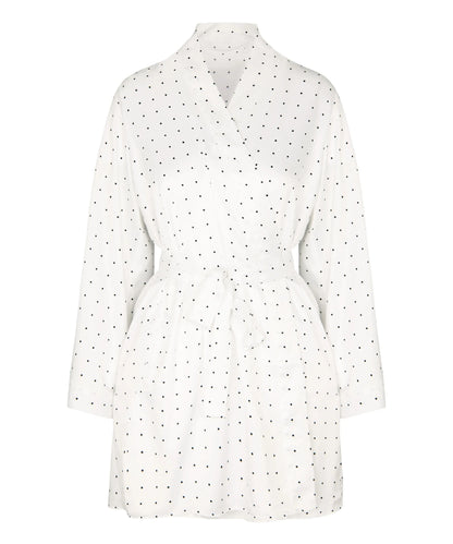 Hunkemoller Gardenia Women Kimono Dolly SKU: 306157_Gardenia Image 05