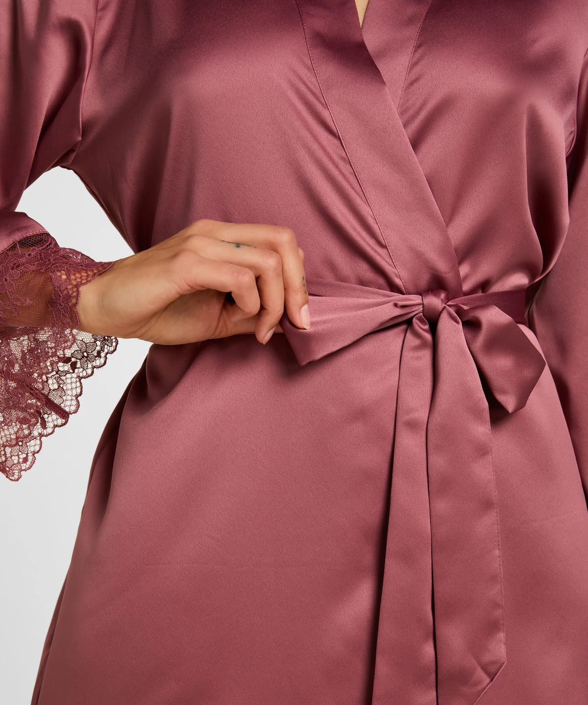 Hunkemoller Renaissance Rose Women Kimono Naomi SKU: 306159_Renaissance Rose Image 02