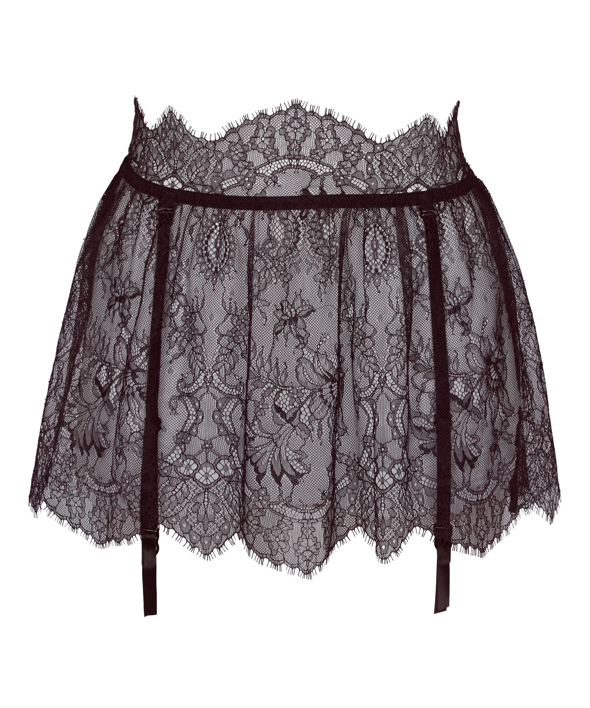Hunkemoller Caviar Women Skirt Camille SKU: 306162_Caviar Image 05