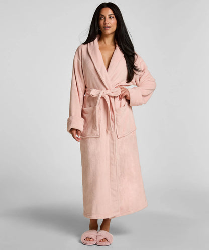 Hunkemoller Lotus Women Soft Fleece Bathrobe SKU: 306164_Lotus Image 01