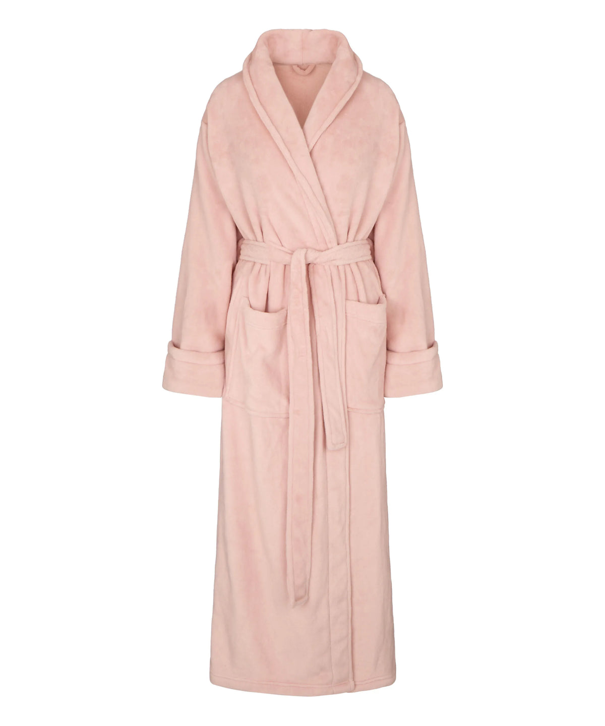 Hunkemoller Lotus Women Soft Fleece Bathrobe SKU: 306164_Lotus Image 04