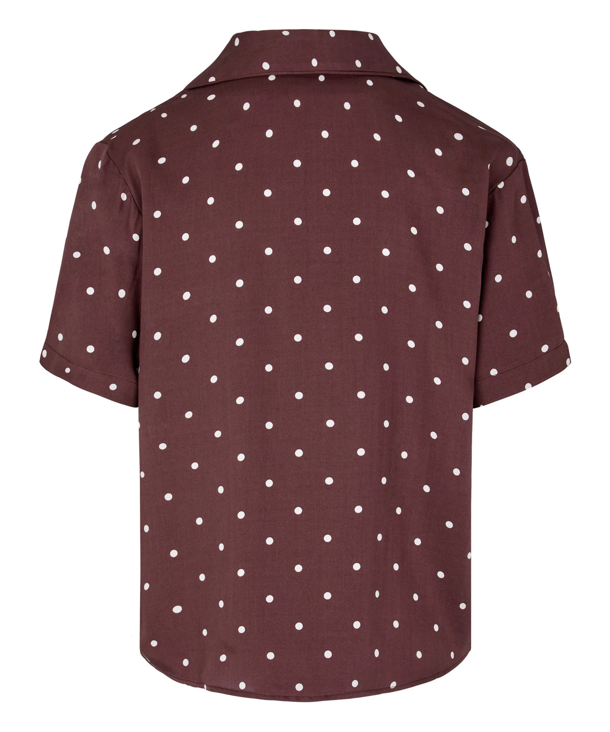 Hunkemoller Deep Mahogany Women Pyjama Jacket Satin SKU: 306180_Deep Mahogany Image 06
