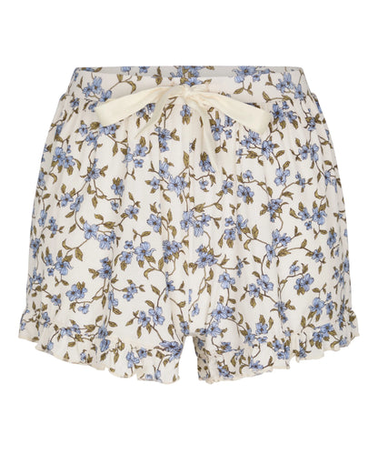 Hunkemoller Winter White Women Jersey Ruffled Shorts SKU: 306181_Winter White Image 04