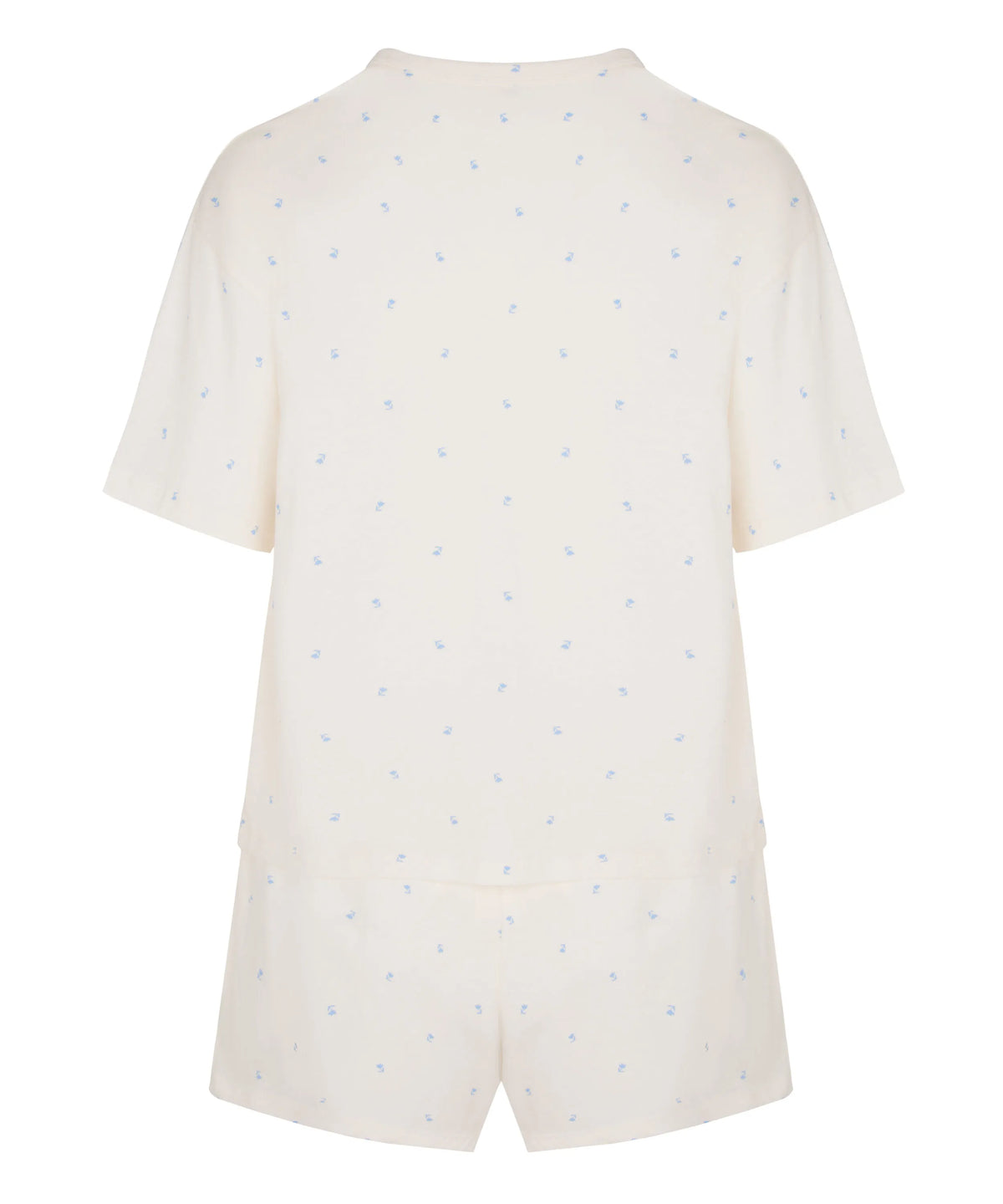 Hunkemoller Gardenia Women Pyjama Set Cotton SKU: 306208_Gardenia Image 05