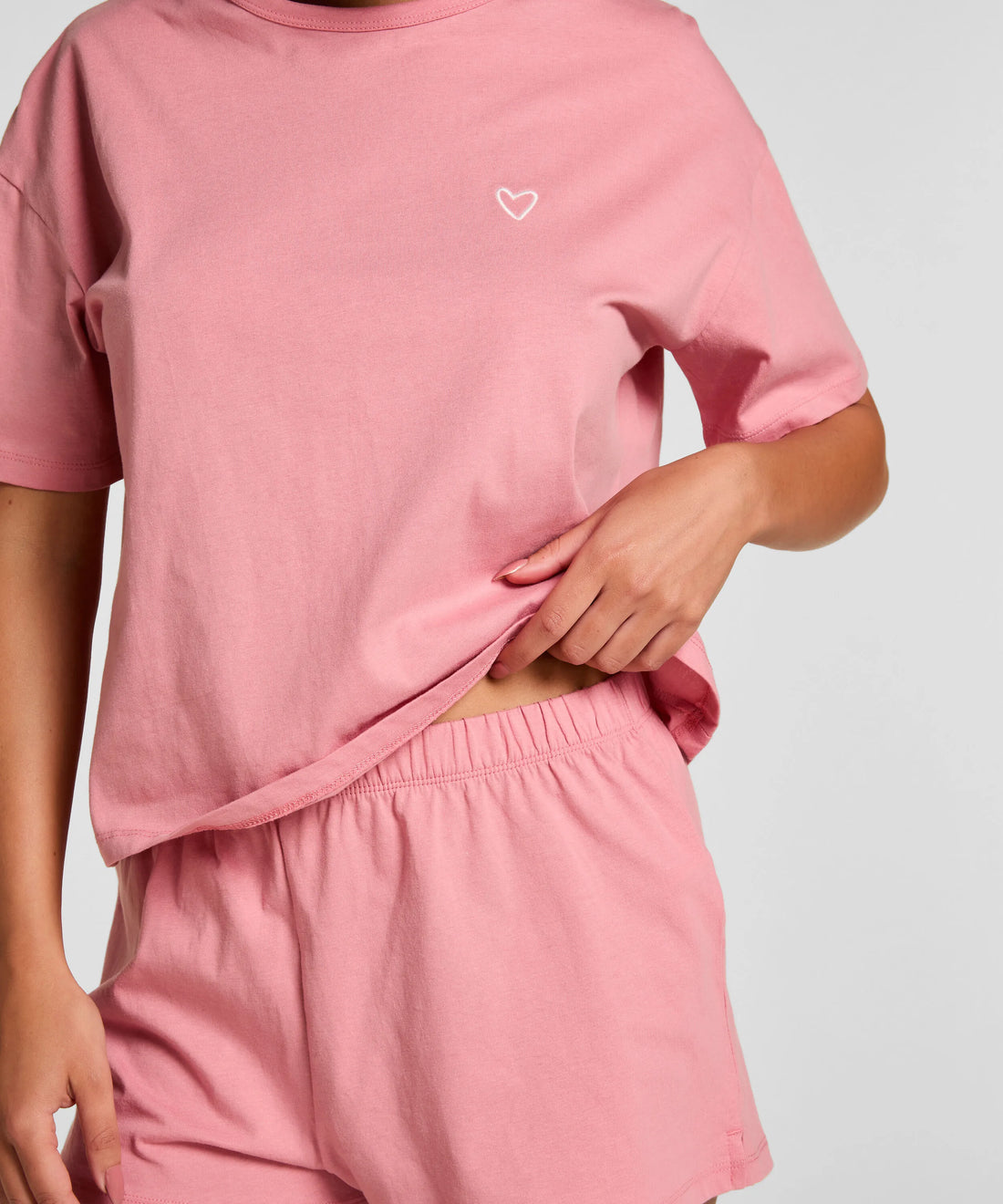 Hunkemoller Brandied Apricot Women Pyjamaset Cotton SKU: 306209_Brandied Apricot Image 02