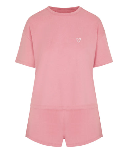 Hunkemoller Brandied Apricot Women Pyjamaset Cotton SKU: 306209_Brandied Apricot Image 04