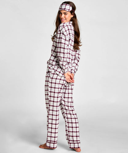 Hunkemoller Gardenia Women Pyjama Set with Eyemask SKU: 306211_Gardenia Image 04
