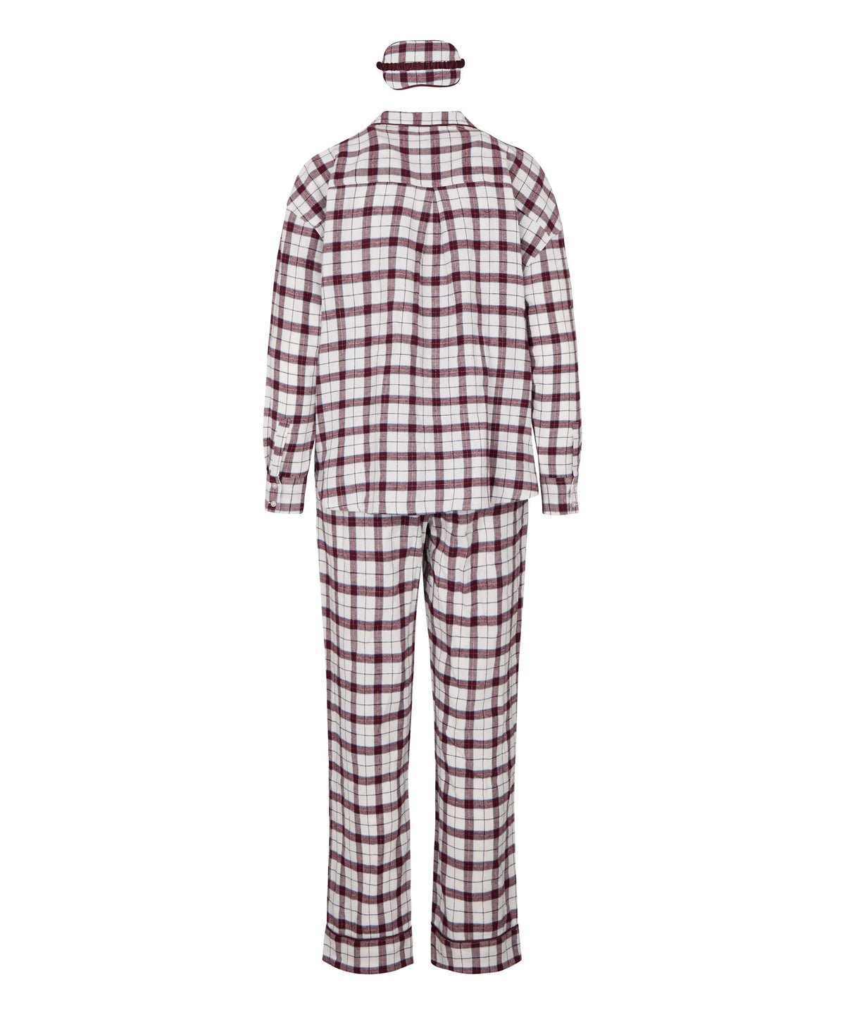 Hunkemoller Gardenia Women Pyjama Set with Eyemask SKU: 306211_Gardenia Image 06